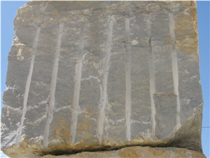 Deep Blue Limestone Blocks, Israel Grey Limestone