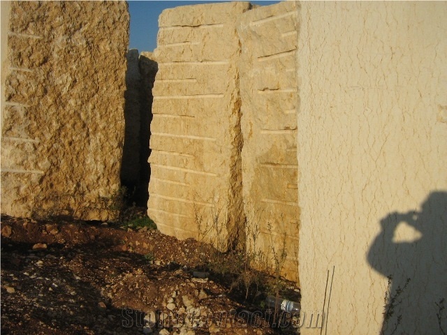 Jerusalem Moav Limestone Blocks, Jerusalem Golden Sand Limestone Block