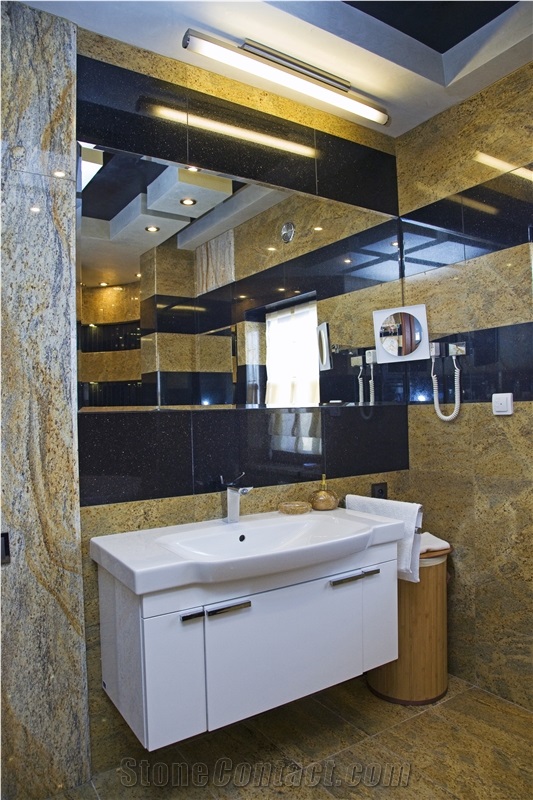 New Colonial Dream Granite Bathroom Design, New Colonial Dream Yellow Granite Bathroom Design