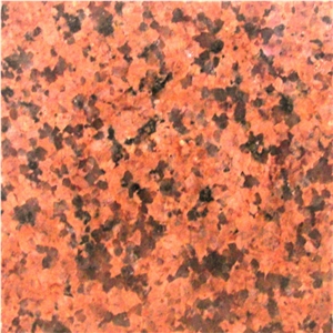 Crystal Red Granite Slab