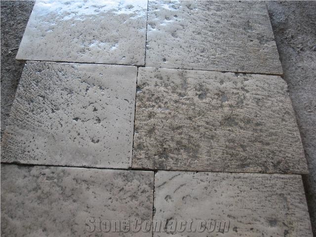 Antique Dalle De Bourgogne Limestone Flooring, Pierre De Bourgogne Limestone Tiles