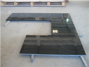 Absolute Black Granite Prefabricated Countertop, China Absolute Black Granite Countertop