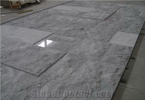 China Grey Landscape Marble Slabs, Marble Tiles
