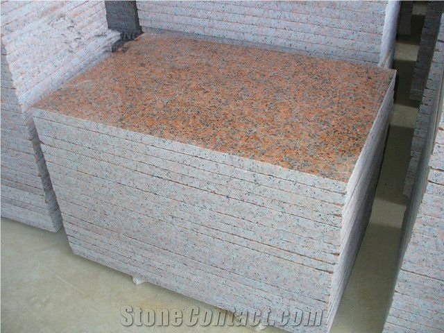 G562 China Maple Red Granite Tiles