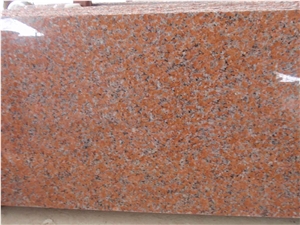 G562 Maple Red Granite Countertop, China Red Granite Bath Tops