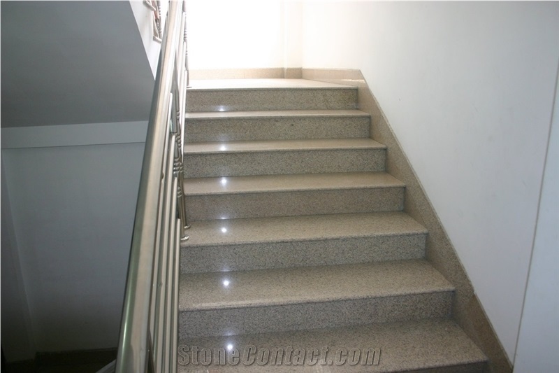 G355 Granite Stairs, G355 Grey Granite Stairs