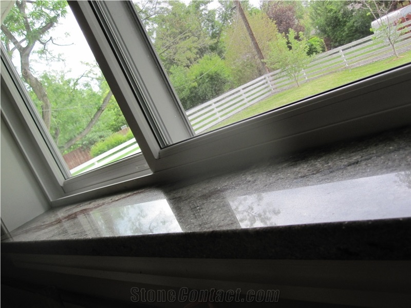 Silver Galaxy Granite Window Sill Silver Galaxy Grey Granite