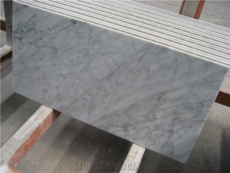 Carrara Zebrino White Marble Tiles