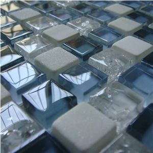 High Quality Glass and Marble Mosaic Tile (HCM-X-0