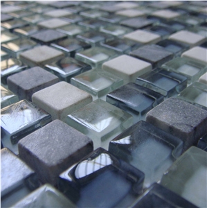 High Quality Glass and Marble Mosaic Tile (HCM-X-0