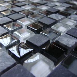 High Quality Glass and Marble Mosaic Tile (HCM-X-0