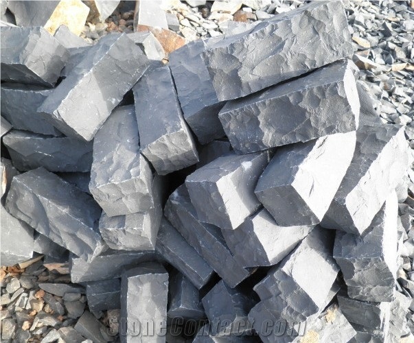 Black Basalt Cubes/ Black Cobble Stone