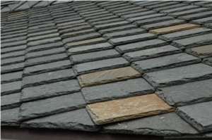 Otta Diagonal Roof Tiles, Otta Phyllite Grey Quartzite Roof Tiles
