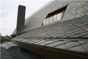 Otta Diagonal Roof Tiles, Otta Phyllite Grey Quartzite Roof Tiles