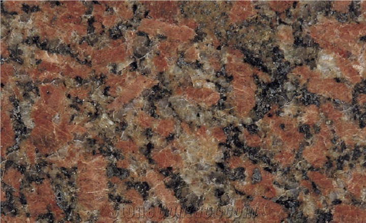 Red Aswan Granite Tiles