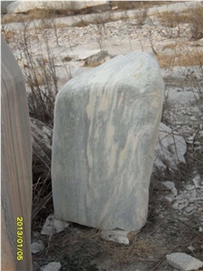 Natural Garden Stone, White Marble Garden Stone