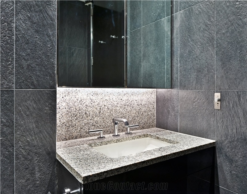 Ardesia Levigata Slate Bathroom Design, Ardesia Levigata Black Slate Bathroom Design