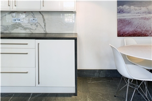 Pietra Cardosa Worktops Floors,Calacatta Marble Sp, Pietra Del Cardoso Grey Sandstone Kitchen Design