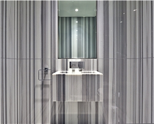 Striato Olimpico Marble Bathroom Design, Striato Olimpico Grey Marble Bathroom Design