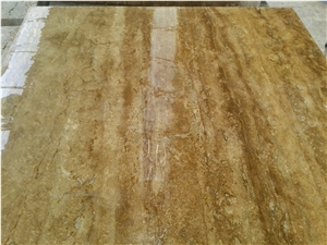 Walnut Travertine Slabs, Turkey Brown Travertine