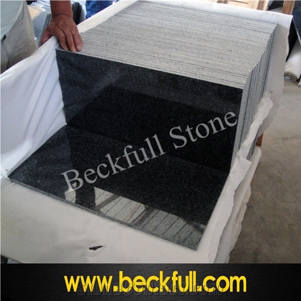 G654 Granite Calibrated Thin Floor Tiles,China Black Granite