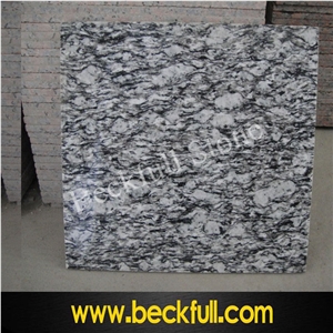 Spray White Granite Calibrated Thin Floor Tiles,China Grey Granite