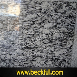White Wave Granite Calibrated Thin Floor Tiles,Sea Waves Granite