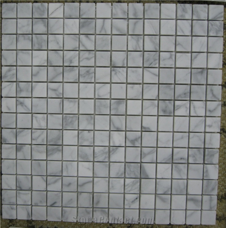 Bianco Carrara White Marble Mosaic