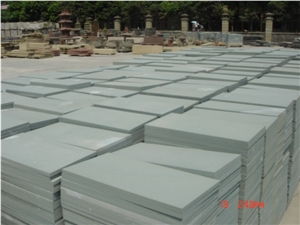 China Green Sandstone Tile Slab