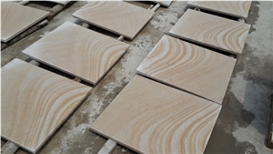 SX Sandstone Slabs & Tiles, China Brown Sandstone