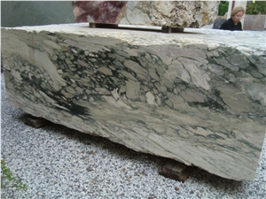 Breccia Verde Seravezza Marble Blocks, Italy Green Marble