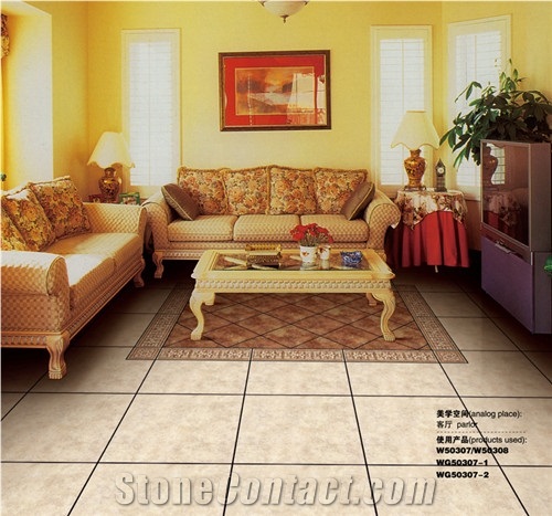 Beige Ceramic Floor Tiles