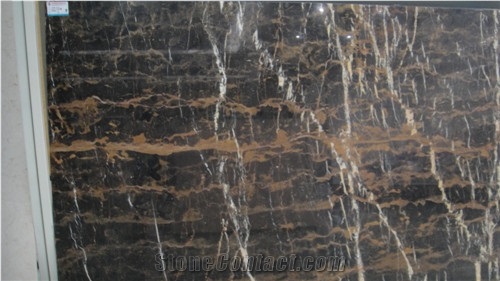 Black and Gold Marble Slab,portoro Nero Giallo Marble Slabs