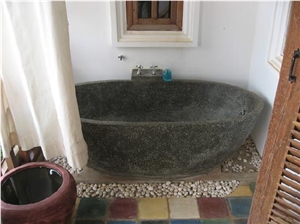 Black Stone Bathtub(Black Marble)