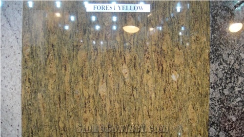 Forest Yellow Granite Slab