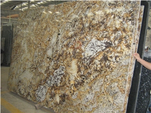 Golden Chocolate Granite Slab