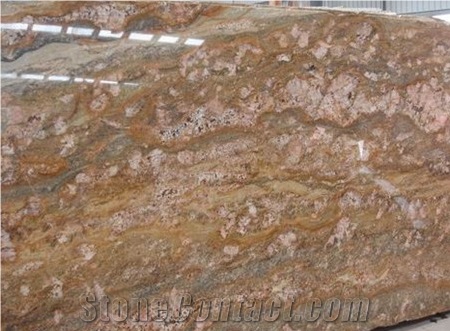 Golden River Granite Slab