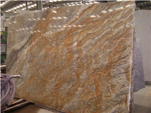 Juparana Golden Kam Granite Slab