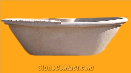 Limestone Bathtub Solid Stone Bathtub