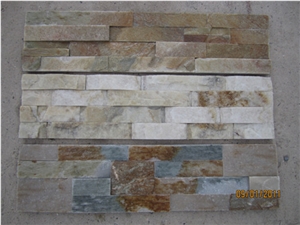Multicolor Slate Culture Stone Panel