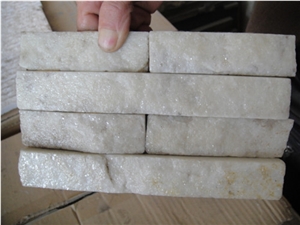 White Quartzite Ledge Stone Cultured Stone Panel
