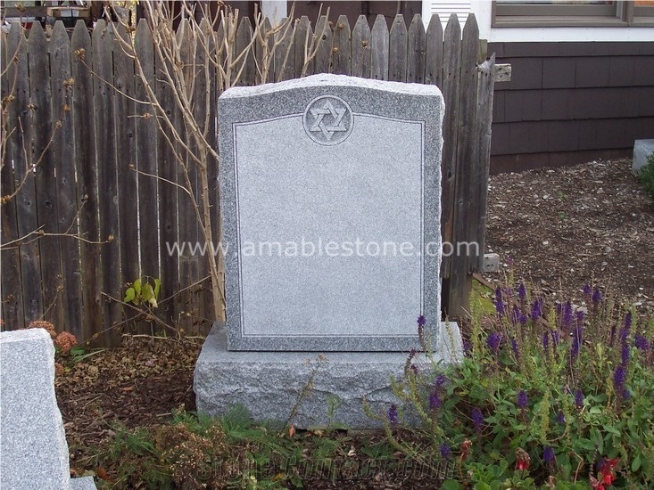 G603 Granite American Tombstone