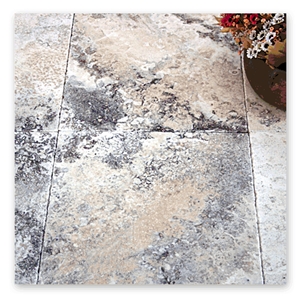 Turkey Alabastrino Travertine Rustic Floor Tiles, Turkey Grey Travertine