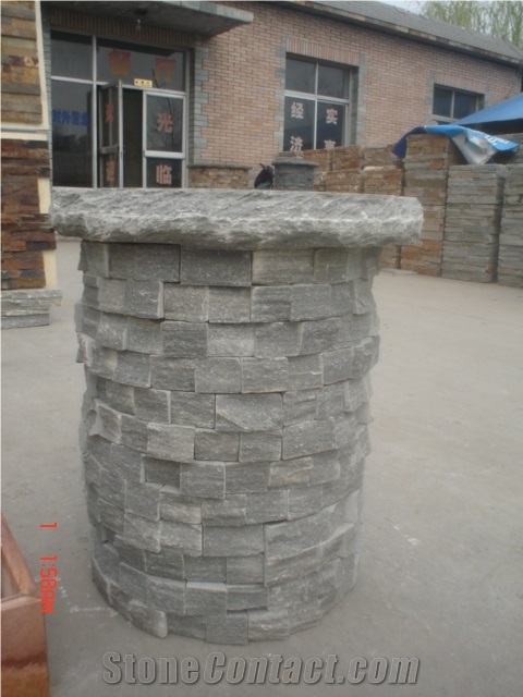 Grey Granite Decorative Cement Culture Stone