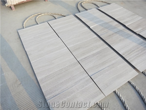 White Veins Marble Tile from China - StoneContact.com