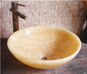 China Honey Onyx Sinks,Wash Basins