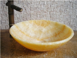 China Honey Onyx Sinks,Wash Basins