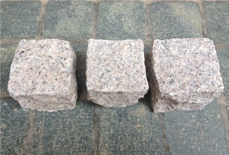 G648 Granite Paving Stone,Cube Stone,Red Granite
