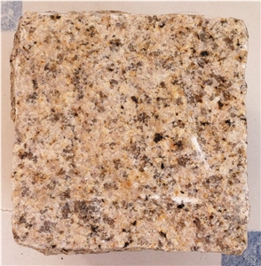 Putian-Rusy Yellow Granite Paving Stone,Cube Stone,G682 Yellow Granite Paving Stone