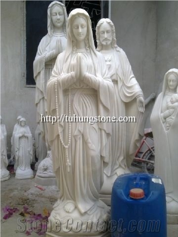Lord Statues, Jesus Christ Statues, Pure White Marble Statues